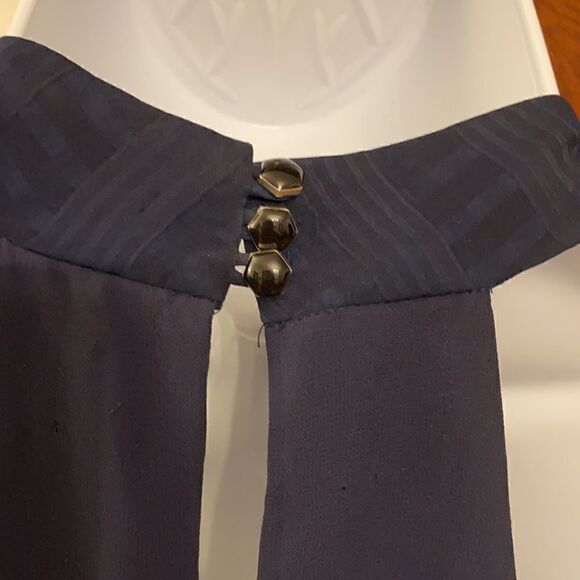 BCBGeneration mock neck navy blue dress - Picture 5 of 6